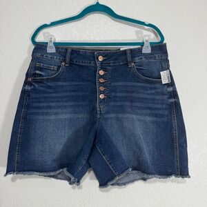 Maurice's Women's High Rise Comfort Stretch Denim Shorts 16W